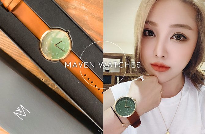 【造型配件】MavenWatches極簡時尚主義工藝腕錶